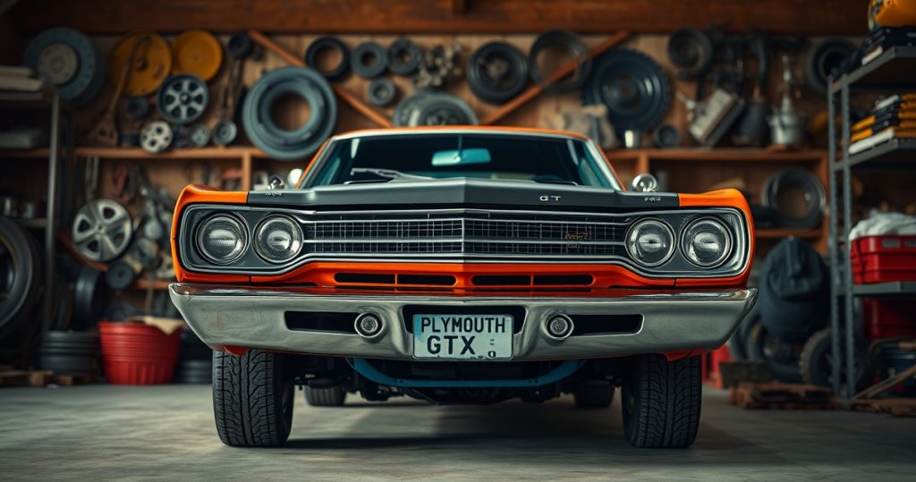 Plymouth GTX and Spare Parts Storage