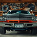 Plymouth GTX and Spare Parts Storage
